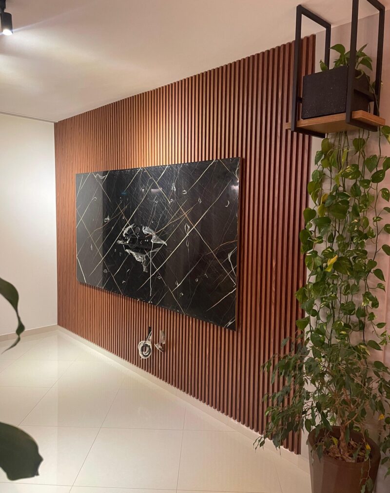 Wall Panel Ripado Caoba - Imagen 2